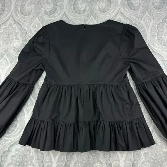 Womens Cinq a Sept Ruffled Blouse - Picture 2 of 3